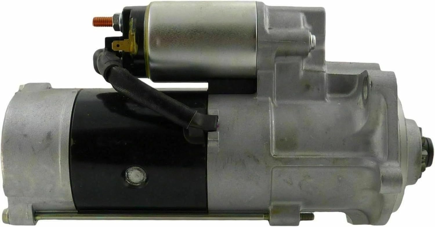 Starter fits V3307 1J755-63012 Skid Steer SVL75 SSV75 12V, Replacement for Kubota OEM