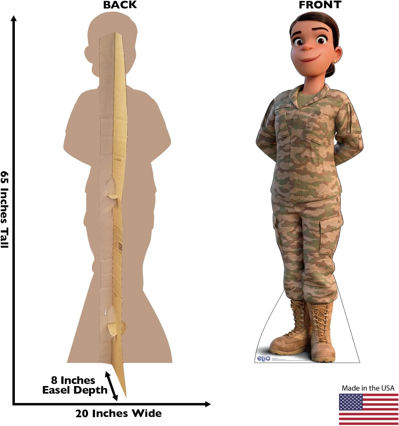 Cardboard People Olga Solis Cardboard Cutout Standup - Disney Pixar Elio (2025 Film)