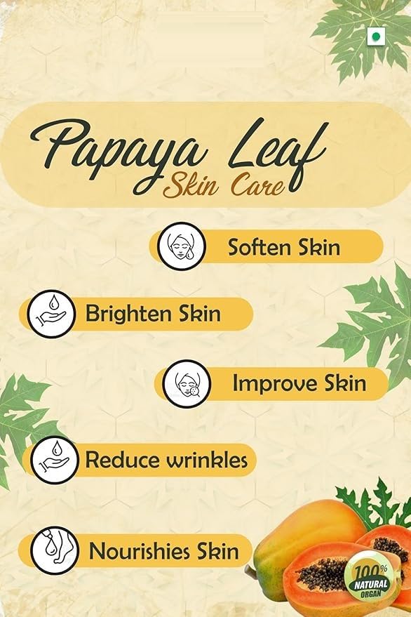 8.4oz Organic papaya leaves skin and hair care Powder 250G
