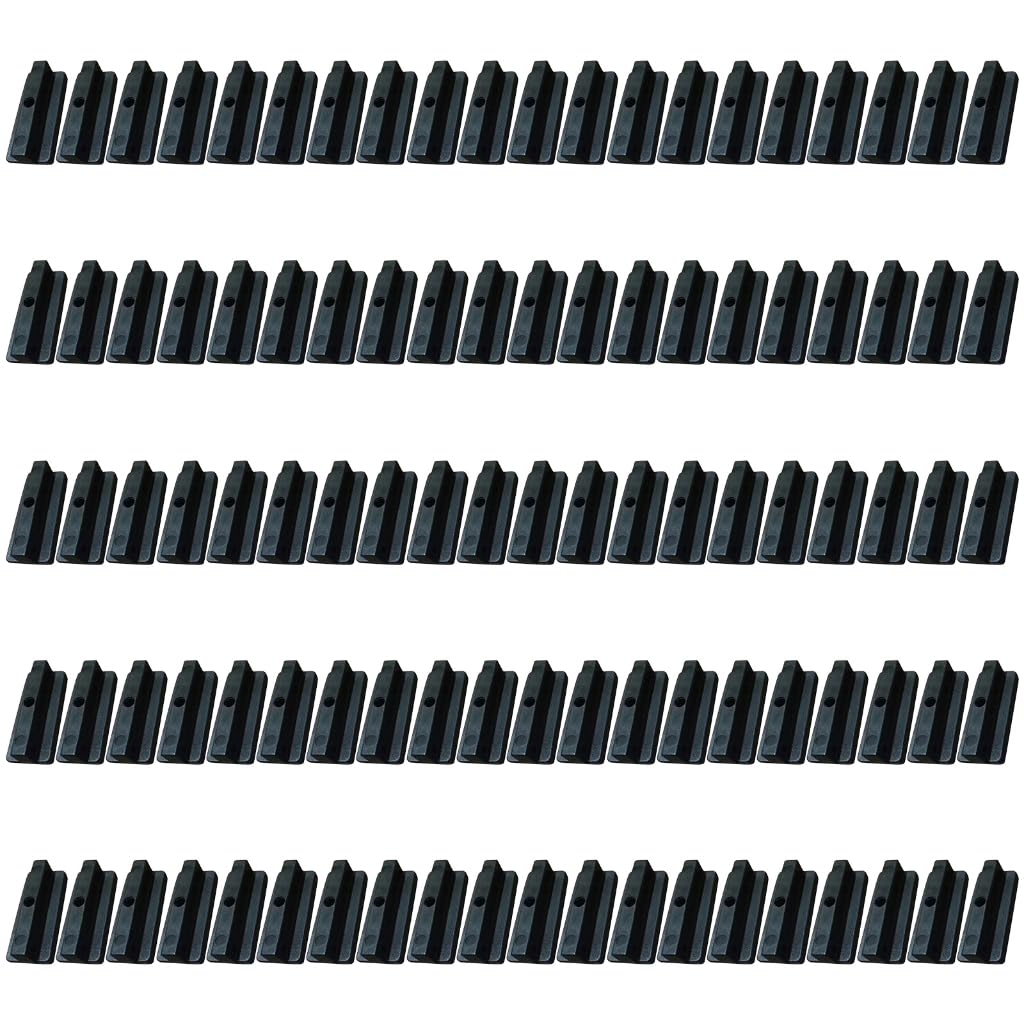 GMBYLBY 100pcs Decking Clip 6mm Fastening Set For Composite Deck Boards With Hide T And Sturdy Screws