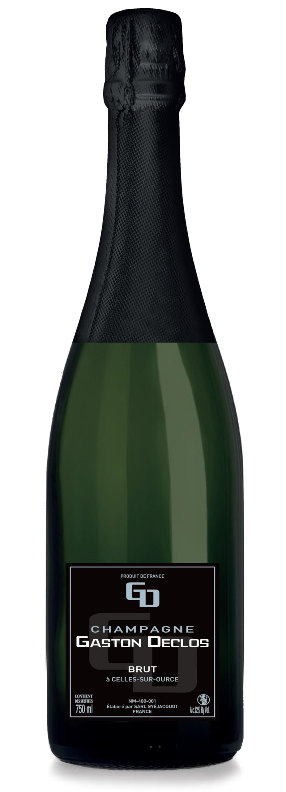 Champagne Gaston Declos Brut - Exquisita Mezcla de 80% Pinot Noir, 10% Pinot Blanc, 10% Chardonnay - Terroir Argilo-Calcaire, 8g/L - Ideal para Celebraciones, Botella 75cl