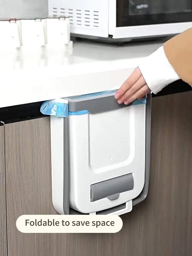 10L Pattumiera Sottolavello Appendere Con Antiodore Coperchio