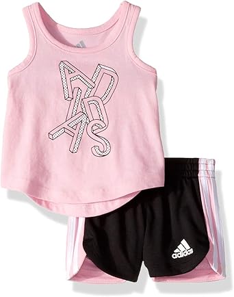 adidas baby short set