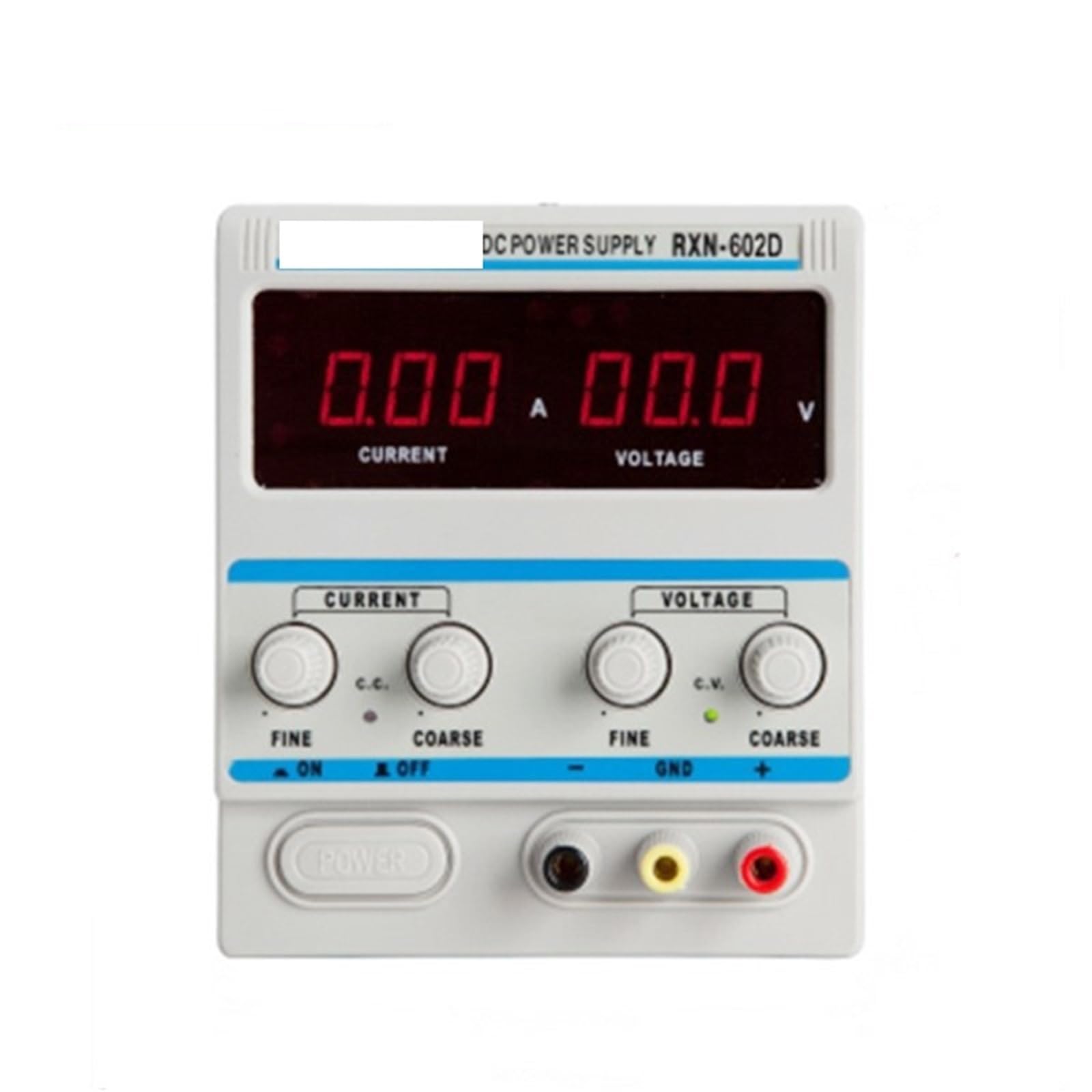 fuente de alimentación CC, Prácticas de reparación lineal, fuente alimentación regulada y ajustable CC, con cable salida incluido(TXN-1502D 0-15V0-2A)
