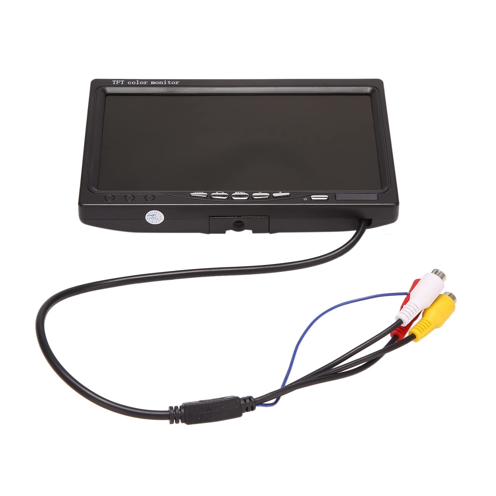 12V-24V 7 Pulgadas TFT LCD Color HD Monitor para Coche CCTV Vista Trasera Inversa CáMara de Marcha AtráS Accesorios ElectróNicos Automotrices
