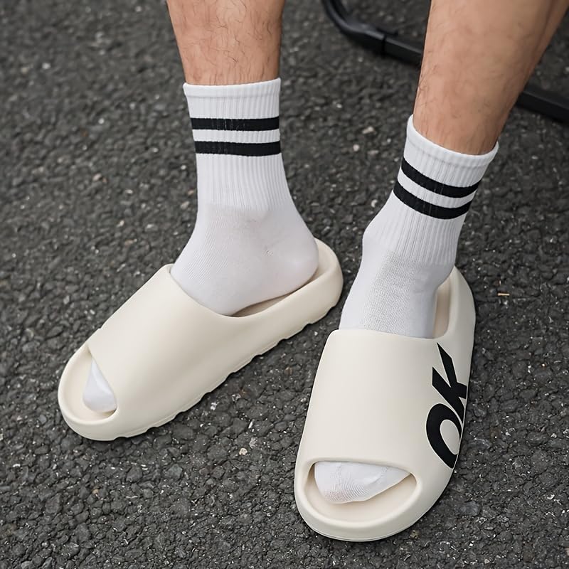 Couples Trendy Ergonomic Pain Relief Slides, Soft Sole Lightweight Home Shower Slides, Non-slip Beach Slides, Comfort Orthopedics Slippers, Massage, EVA Sandals3