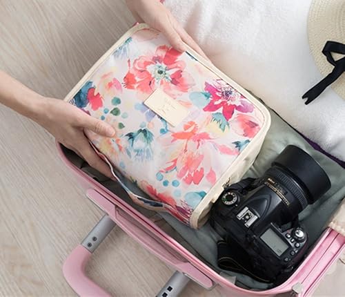 Miniatura 3 de Mossio Neceser colgante  Organizador grande de viaje de maquillaje cosmético para hombres y mujeres con gancho resistente