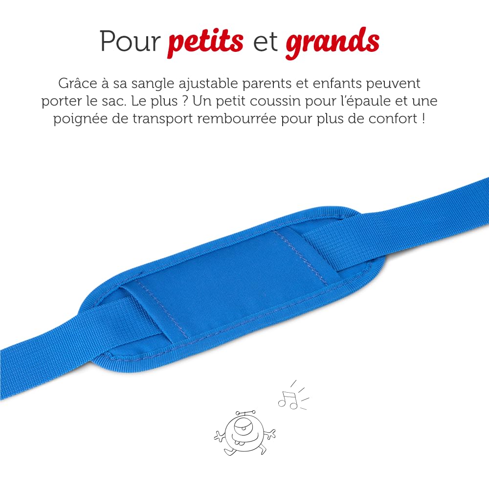 tonies Sac Bandoulière - La Pat' Patrouille Sac de Transport pour Ranger la Toniebox, Le Casque Audio Chuchote, la Station de Recharge, et Jusqu’à 8 Figurines