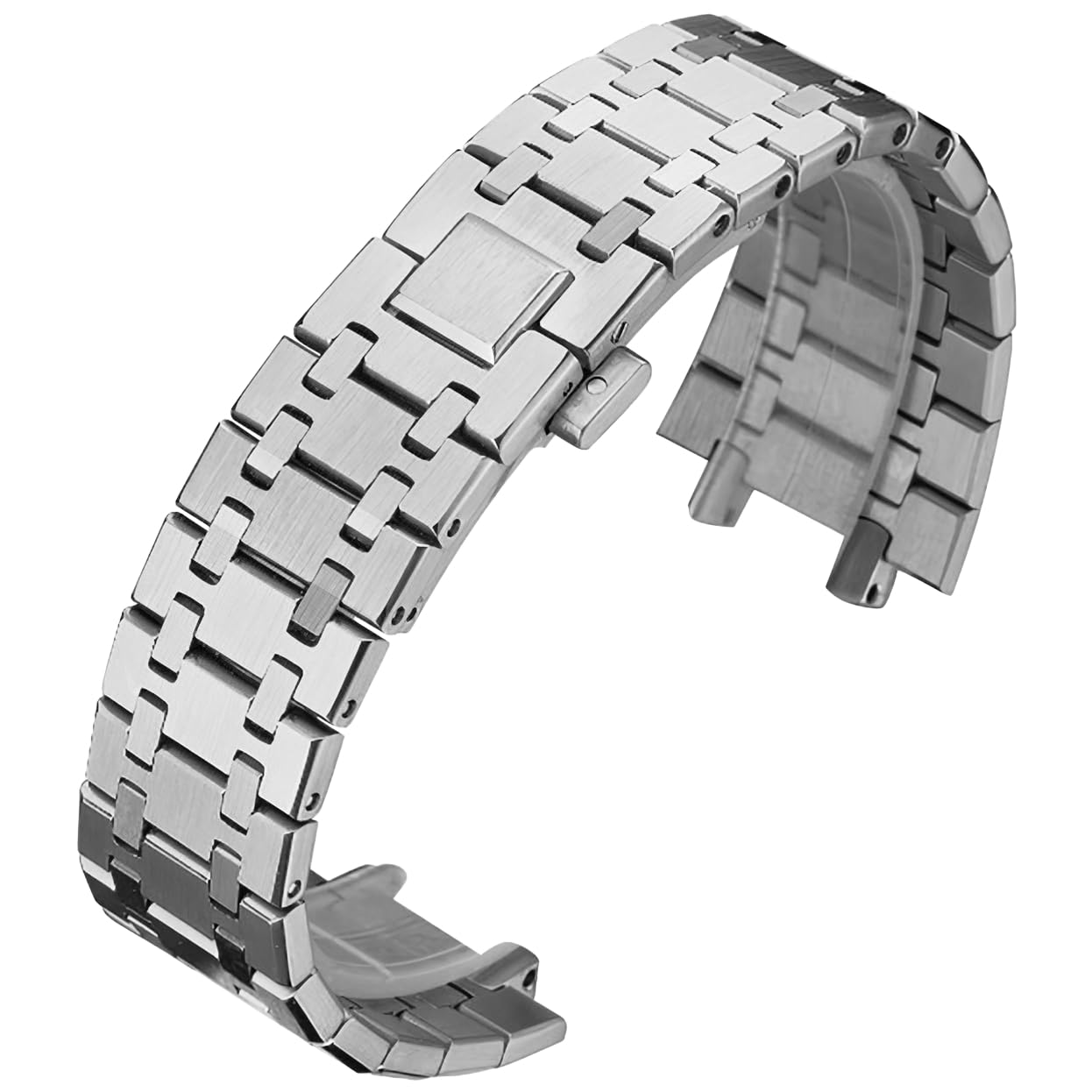 Bracelet de rechange pour montre Audemars Piguet en acier inoxydable Chêne royal 26 mm, 18mm, Acier inoxydable, Pas de pierre précieuse