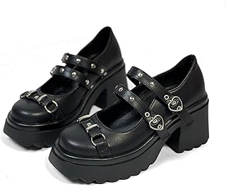 Kawii Shoes Bow Pearl Heels Lolita Platform Heels for Women Lace Cute Mary Janes Pumps - Buy now