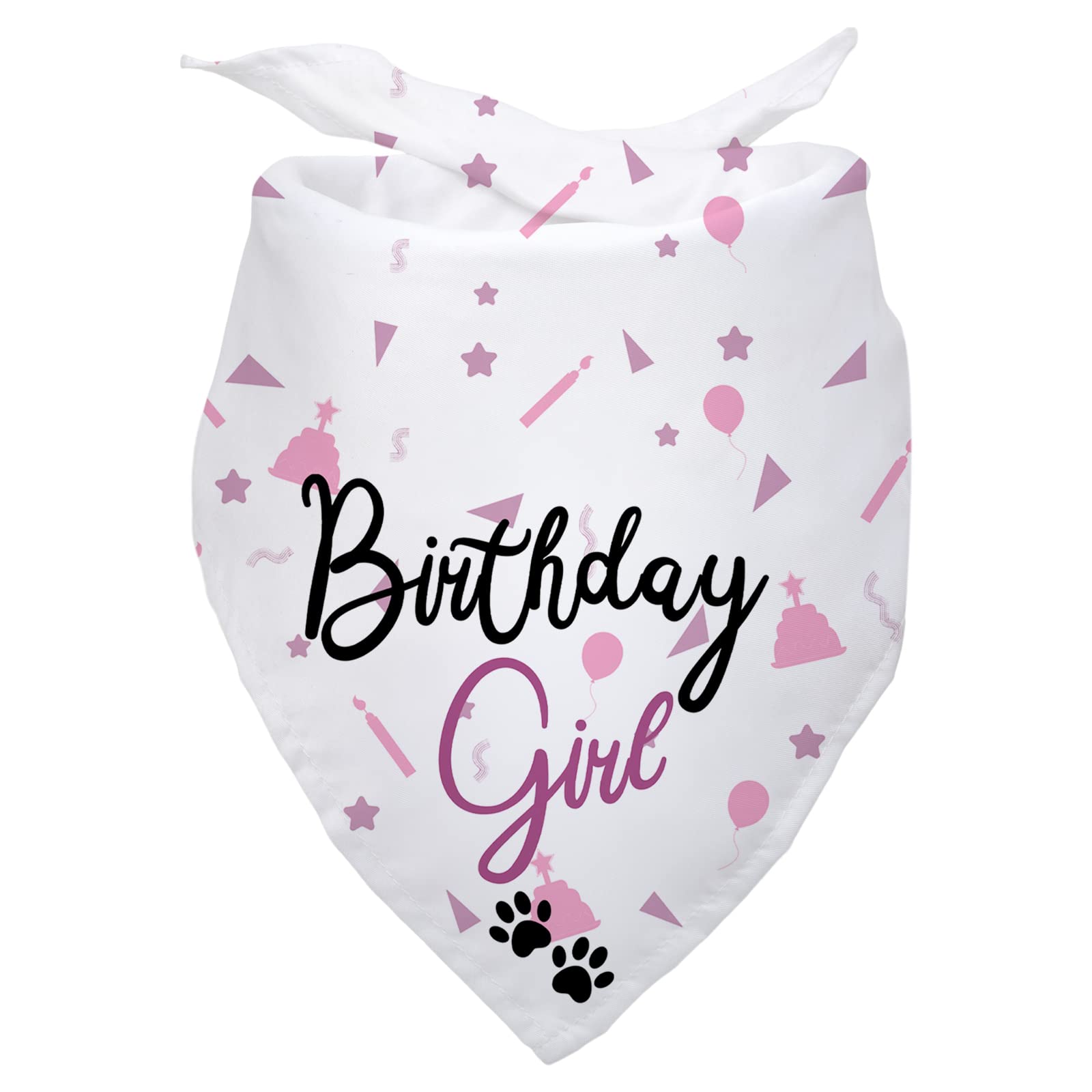 Dog Birthday Girl Happy Birthday Dog Bandana for Girls Pet Accessories for Pet Lovers Bandana for Puppy Girl Birthday