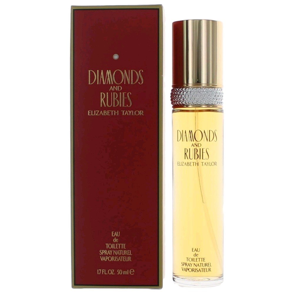 Elizabeth TaylorArden- Diamonds & Rubies for Women Eau De Toilette Spray, 1.7 Fl Oz