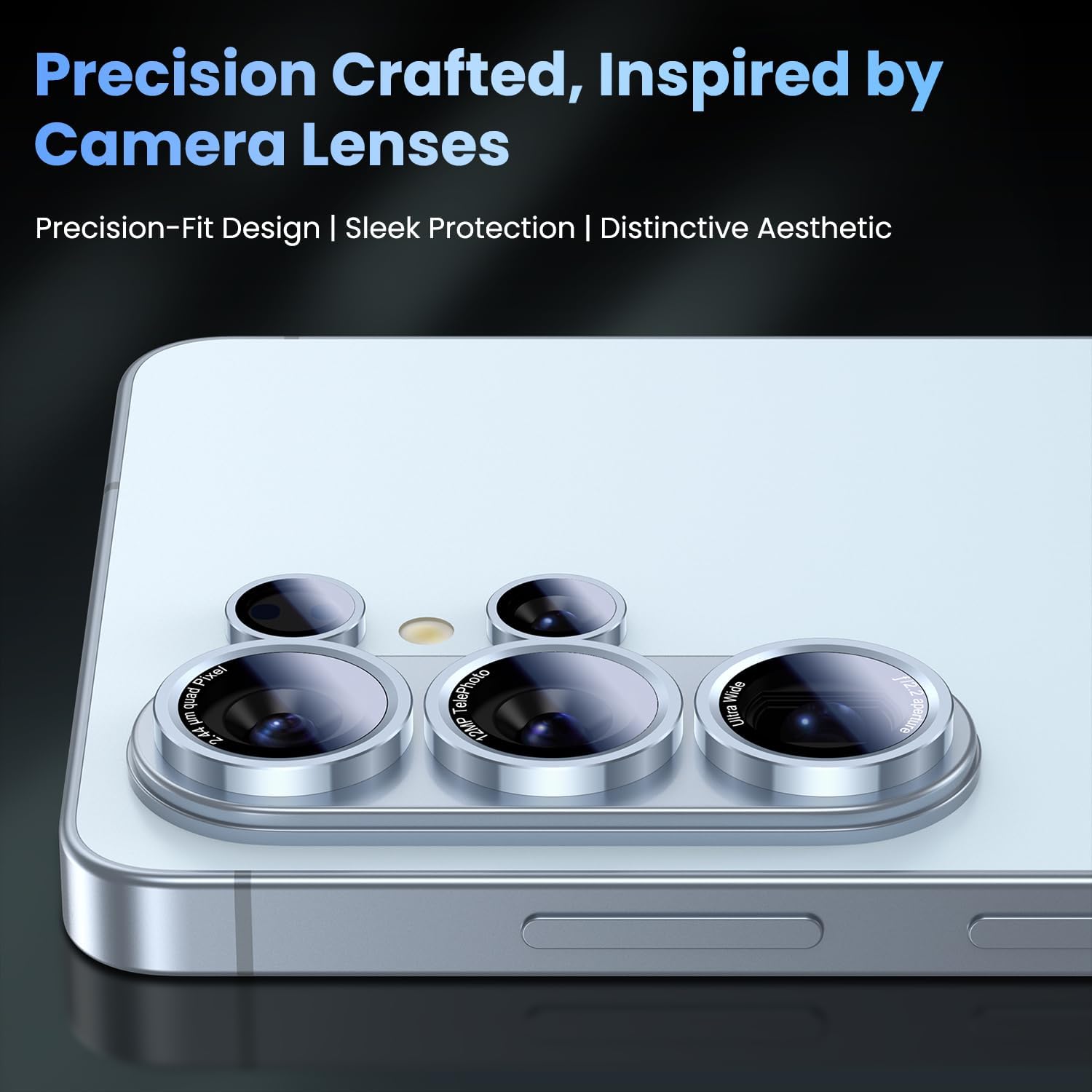 Uyiton for Samsung Galaxy S26 Ultra Camera Lens Protector, Unique Design image 3