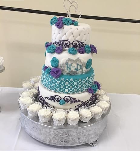 Miniatura 3 de 15 "azúcar comestible margarita rejilla celosía pastel de encaje silicona estera en relieve textura fondant impresión estera de encaje decoración