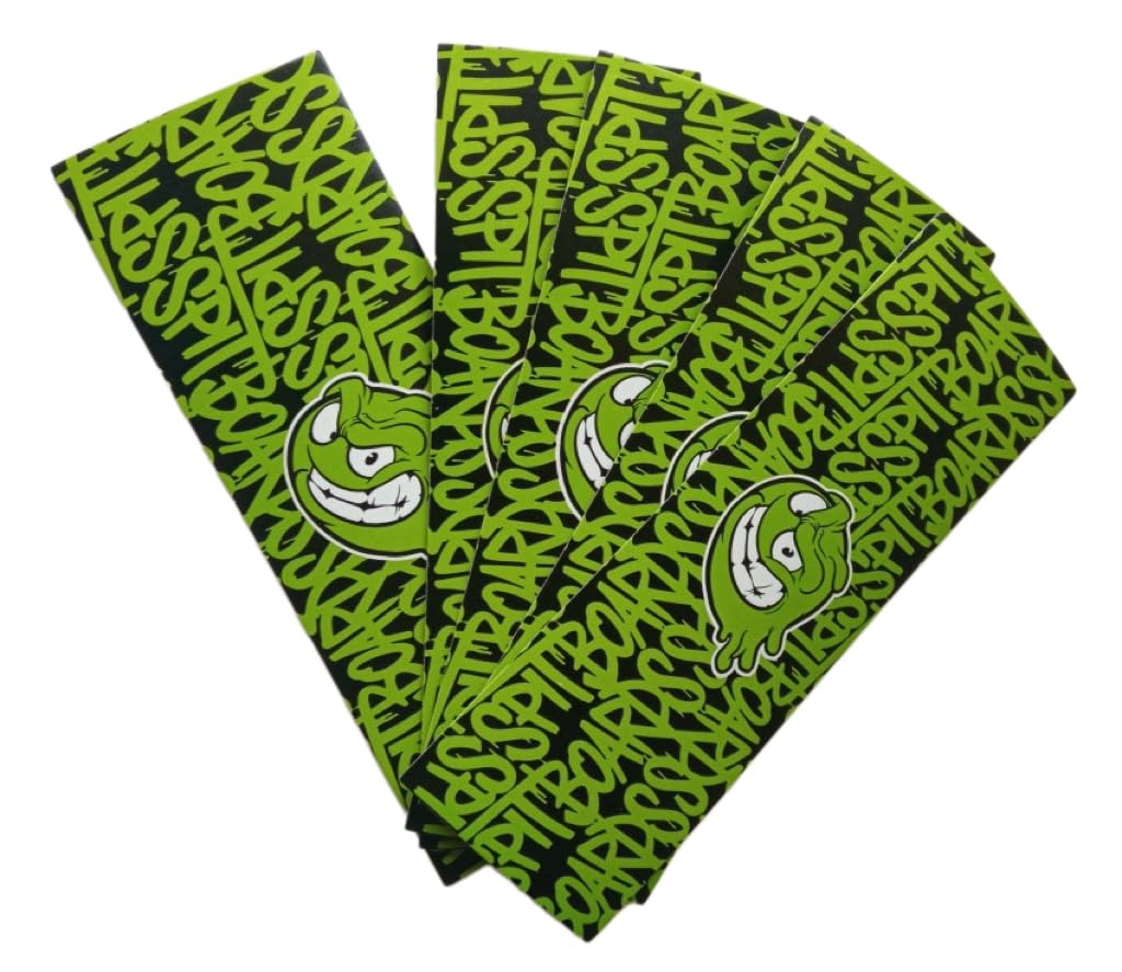 SPITBOARDS Uncut Shape Fingerboard Foam Grip Tape 110 x 38 mm (1 mm Thick) 5 Pieces for Finger Skate Grip Tape Cellular Rubber Foam Rubber Black