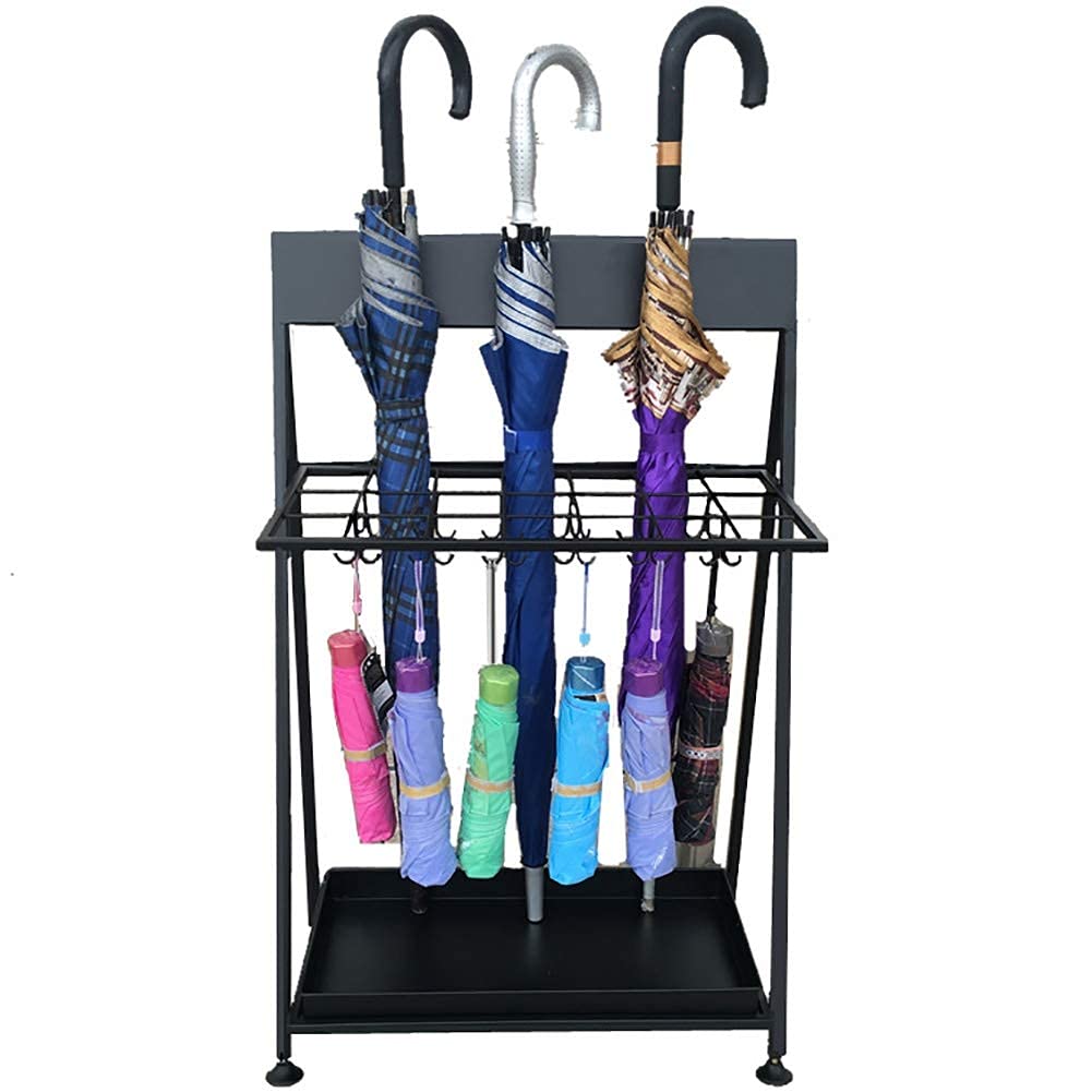 XDLEDMKIZ Hook Umbrella Stand, Foldable Umbrella Stand, for storing different types of umbrellas, hotel office patio entrance