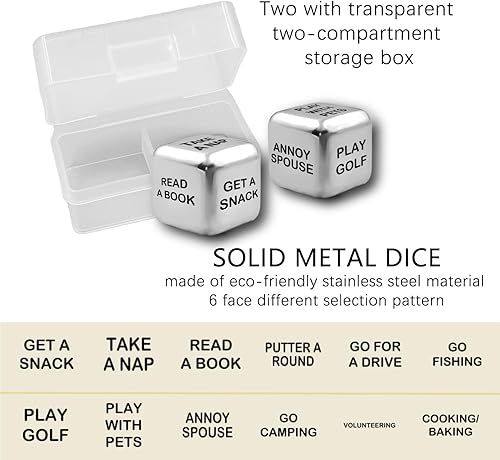 Miniatura 3 de Decision - Regalos de jubilación para mujeres y hombres, divertidos dados de decisión, regalos de jubilación, compañeros de trabajo, colegas de