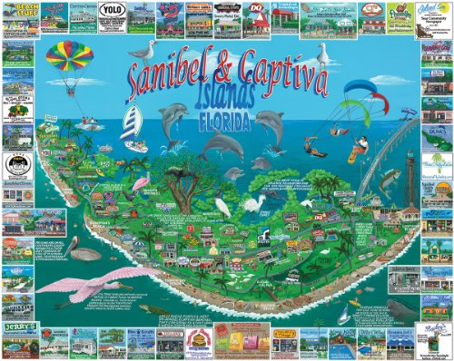 White Mountain Puzzles Sanibel & Captiva - 1000 Piece Jigsaw Puzzle White Mountain Puzzles Sanibel & Captiva - 1000 Piece Jigsaw Puzzle
