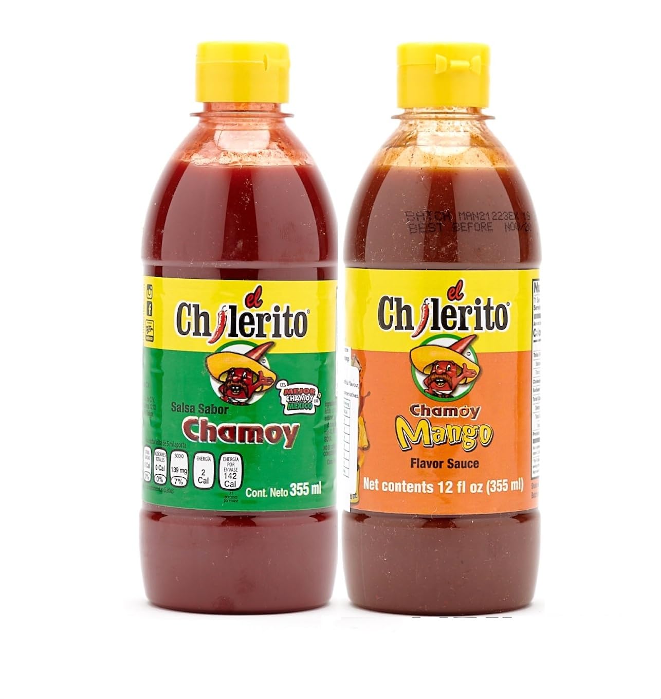 Chilerito Original & Mango Chamoy 355ml Combo Pack
