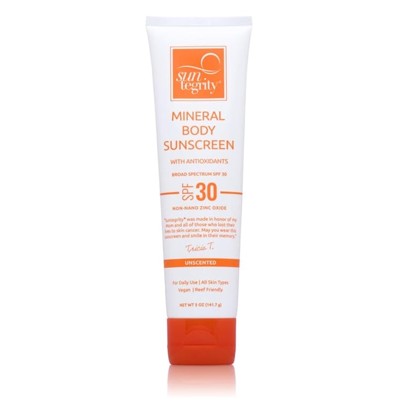 Protetor solar corporal mineral Suntegrity SPF 30 sem fragrância, 150 mL