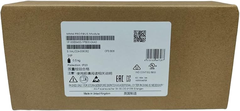 6SE6400-1PB00-0AA0 New Factory Sealed 6SE64001PB000AA0 New in Box