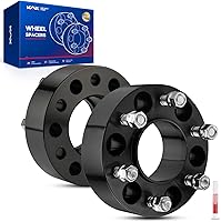 Vista 150 de KAX Espaciadores de rueda 4x4, adaptadores de espaciadores de rueda de 1" con pernos de 1/2" x20, diámetro del cubo de 59 mm, 2 piezas para Xpress
