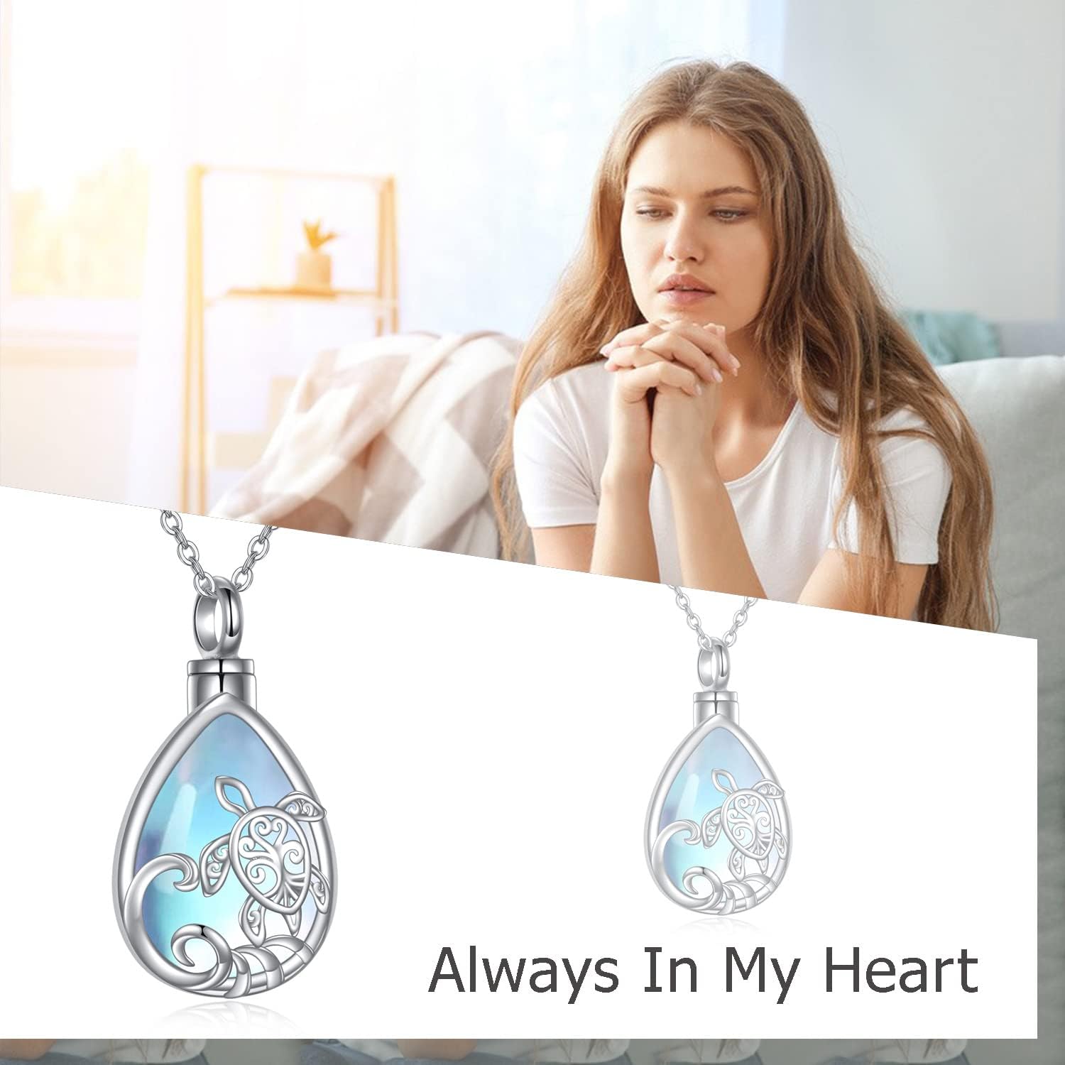 ONEFINITY Dolphin Necklaces 925 Sterling Silver Crystal Dolphin Pendant Ocean Jewelry Mother‘s Day Gifts for Women Mom Wife - Image 5