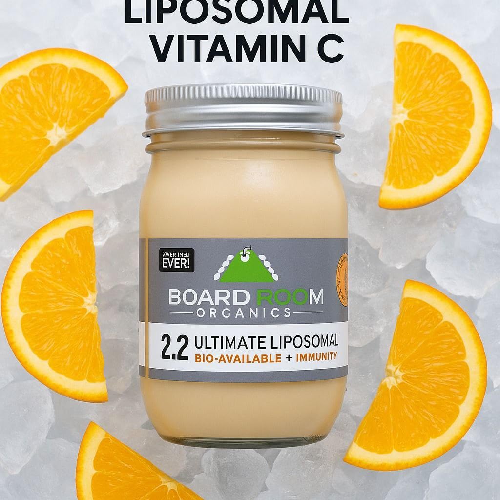Amazon.com: Board Room Organics New Formula/New Management- Better Than  Ever- Ultimate Liposomal Vitamin C | 3000mg Per Serving