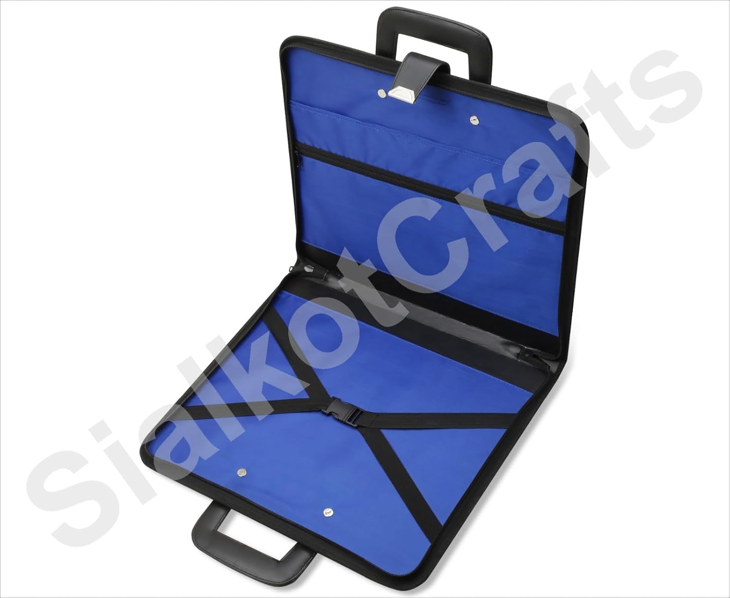 Masonic Embroidered Square And Compass Black Master Mason Soft Apron Case - Blue Lodge MM/WM Provincial Size 16 Inches x 18 Inches With Free Embroidered Cotton Gloves(Premium Regalia)