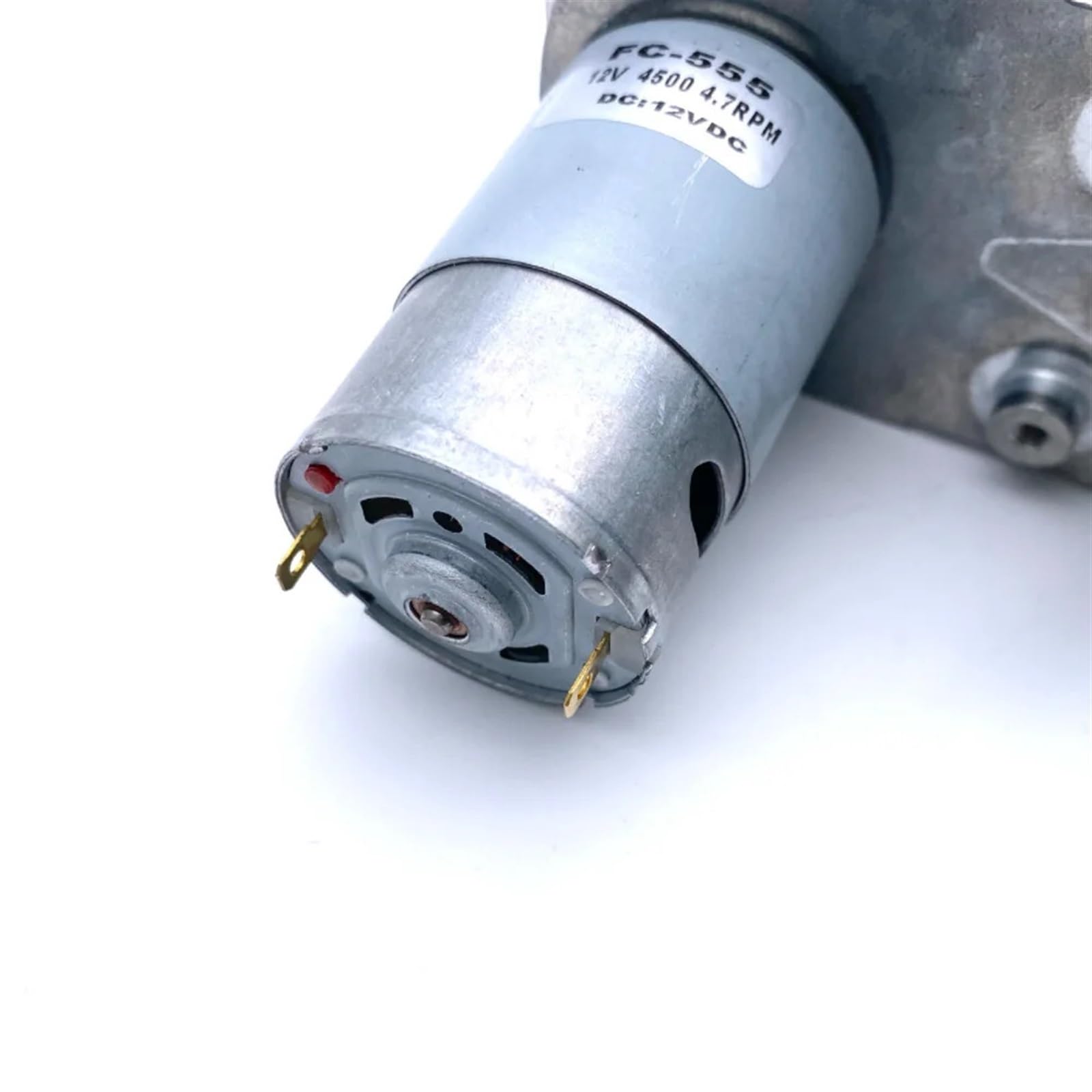 FC-555/550 DC 3V-30V Drehmoment-Getriebemotor 10N.m 6V12V24V Doppelwellen-Elektro-Knoblauchschneidermotor(Rated 12V,6rpm)