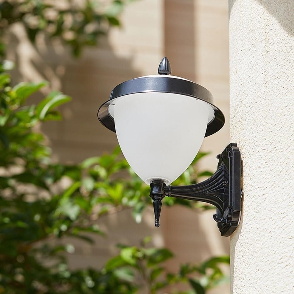 Lampa Ogrodowa,Lampy Wodoodporny Kinkiet Zewnętrzny, Odlew Aluminiowy, Lampa Ścienna Z Kloszem PC, Europejska Lampa Ścienna Do Alejki W Ogrodzie Społecznościowym Oprawa Ogrodowa