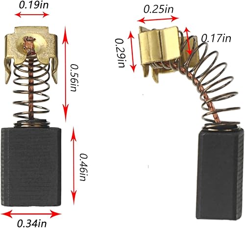 Miniatura 2 de Juego de 4 cepillos de carbono CB407 para herramientas eléctricas Makita, taladro rotativo, sierra de calar, taladro de martillo, taladro,
