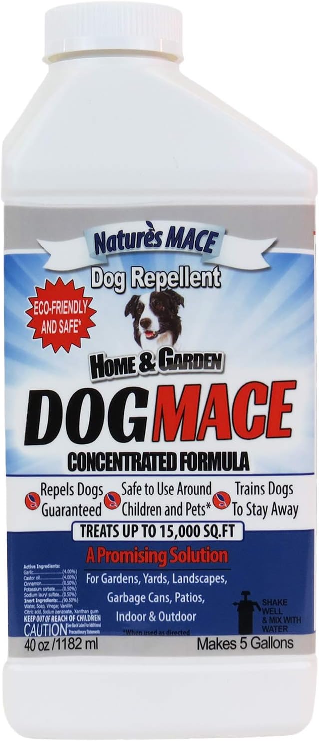 Nature’s MACE Dog Repellent 40oz Concentrate/Treats 15,000