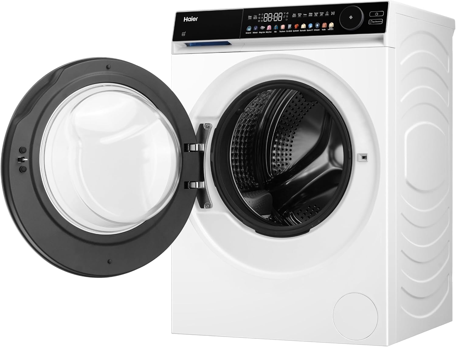 Haier Waschtrockner 9/5kg G7 Serie HWD90-BP14667TU1 | Trocknen), A -45% (Waschen), Leiser Inverter-Motor, Automatik- und Expressprogramm, Vollwasserschutz, Trommelbeleuchtung