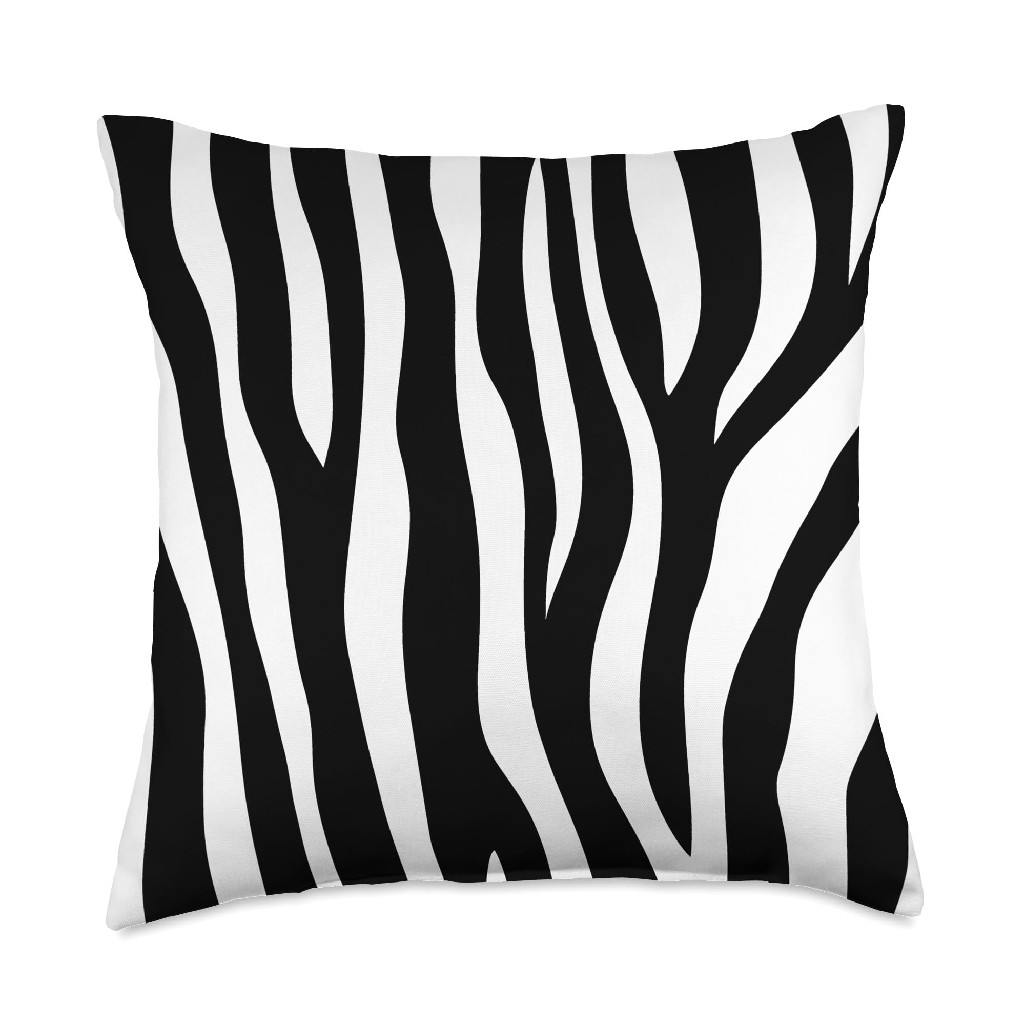 Zebra Print Pattern Belly Chest Costume DIY Zoo Animal Throw Pillow