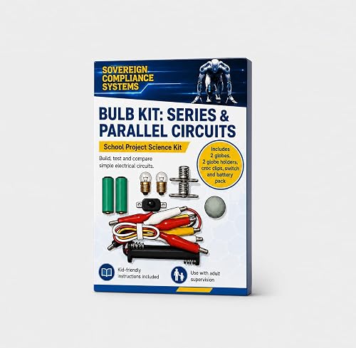 School Project Kit Series & Parallel Circuits Bulb Kit DIY Electric Circuit Science Kit
