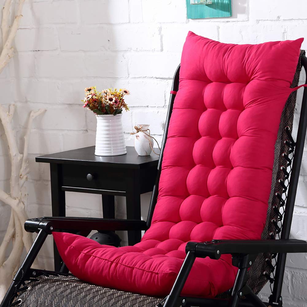 Cojín para tumbona de patio rosado Ruby Lil ideal para relajarse en el jardín