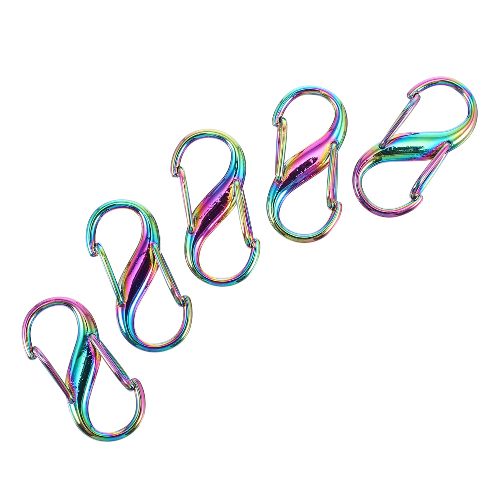 Double Snap Hook 5pcs S Buckle Handbag Snap Hooks Link Buckle Sturdy Chain Buckle Handbag Link Buckle Creative Chain Buckle The Chain Snap Hook Durable Chain Buckle