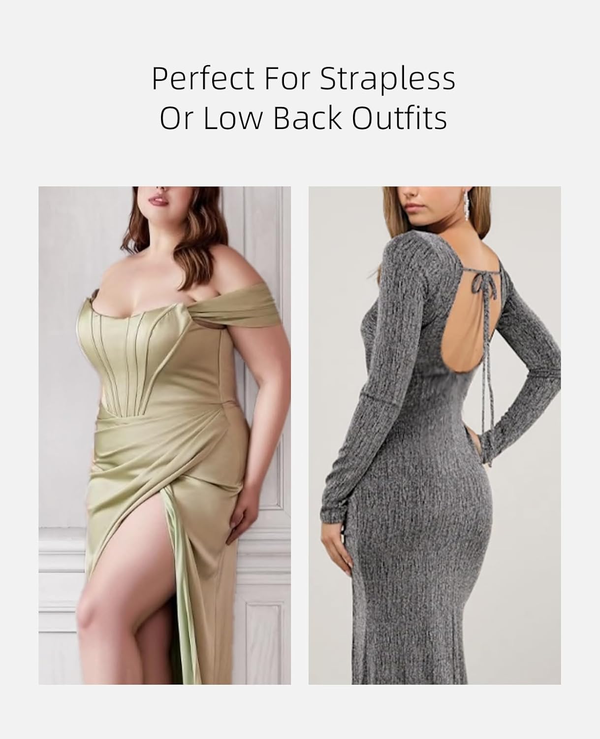 Strapless Longline Bra for Women Convertible Multiway Lace Corset Lift Up Bras Underwired Plus Size - Image 3