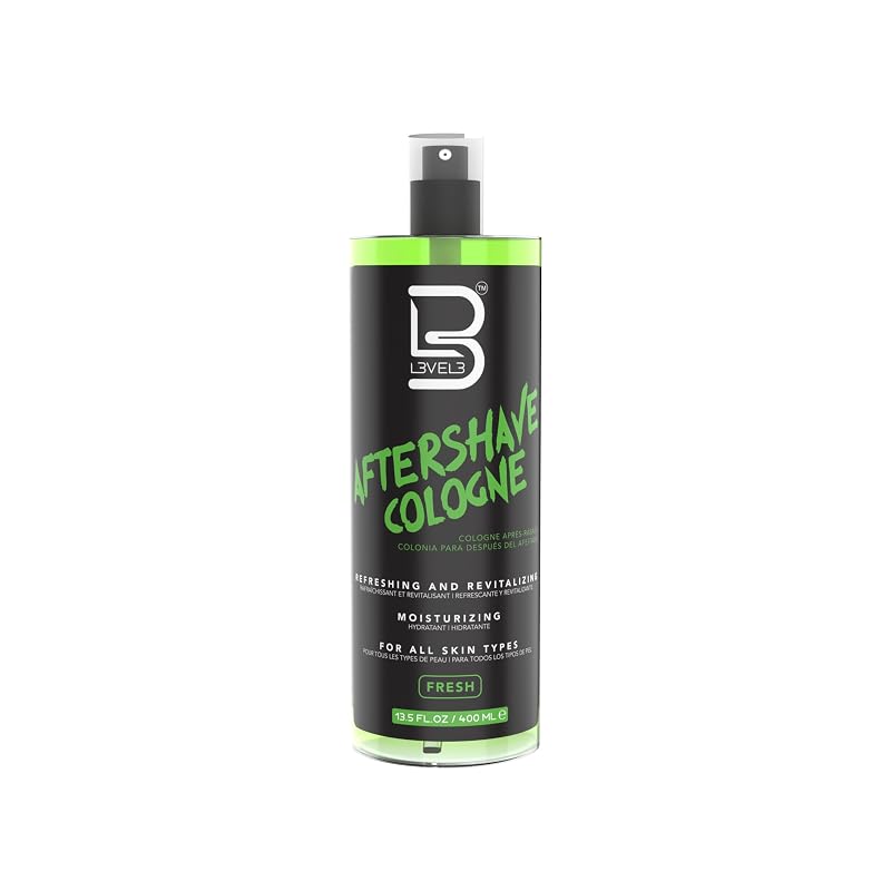 L3 Level 3 Colônia em Spray Pós-Barba Masculina Fresh, 400 mL