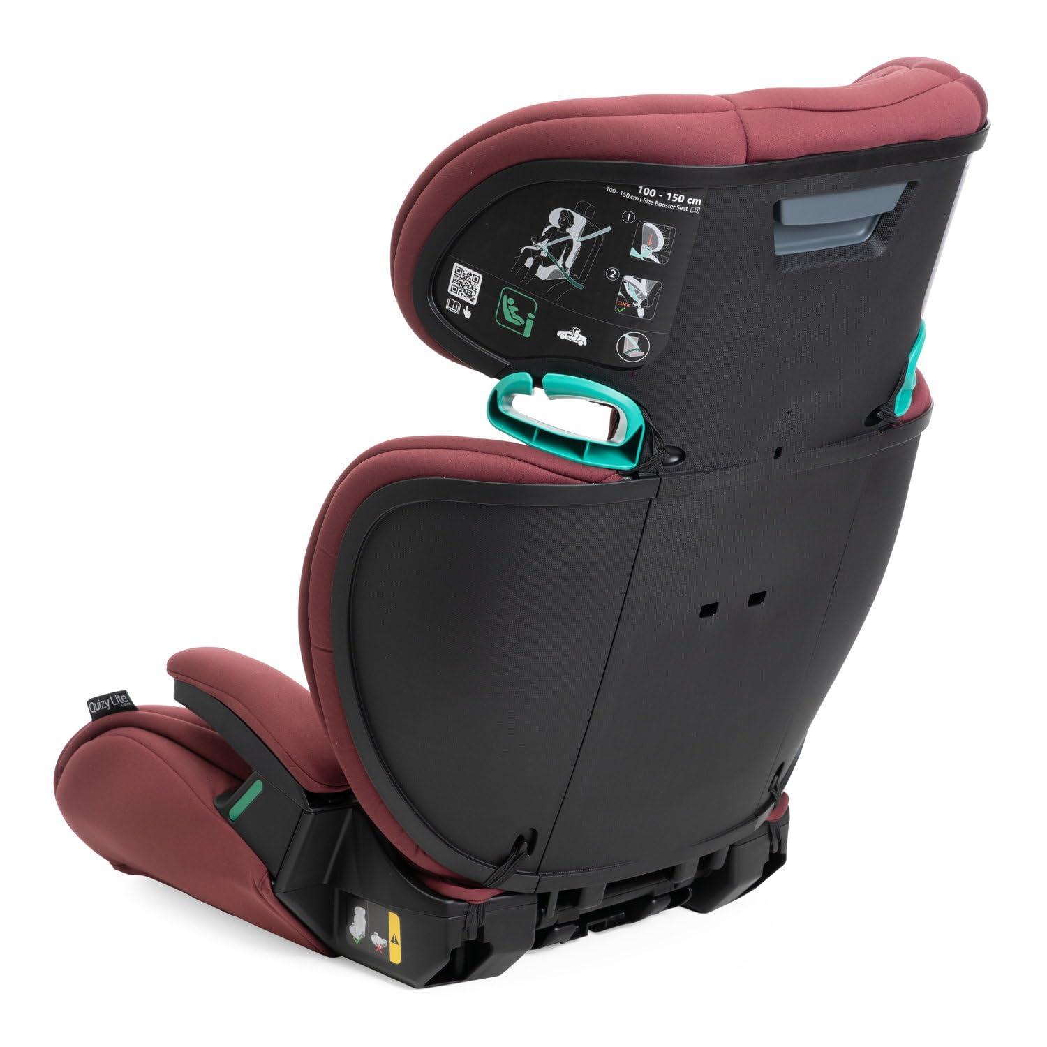 Chicco Quizy Lite i-Size Siège Auto Enfant 3-12 ans (100-150 cm), Environ 15-36 kg, Groupe 2-3, Position Couchage, Hauteur Réglable, Accoudoirs Rembourrés, Confort