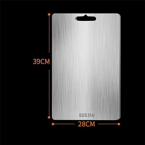 Miniatura 2 de Tabla de cortar de acero inoxidable 316 Tablas de cortar de cocina, Tabla de cortar de encimera de acero inoxidable, tabla de cocina Tabla de cortar