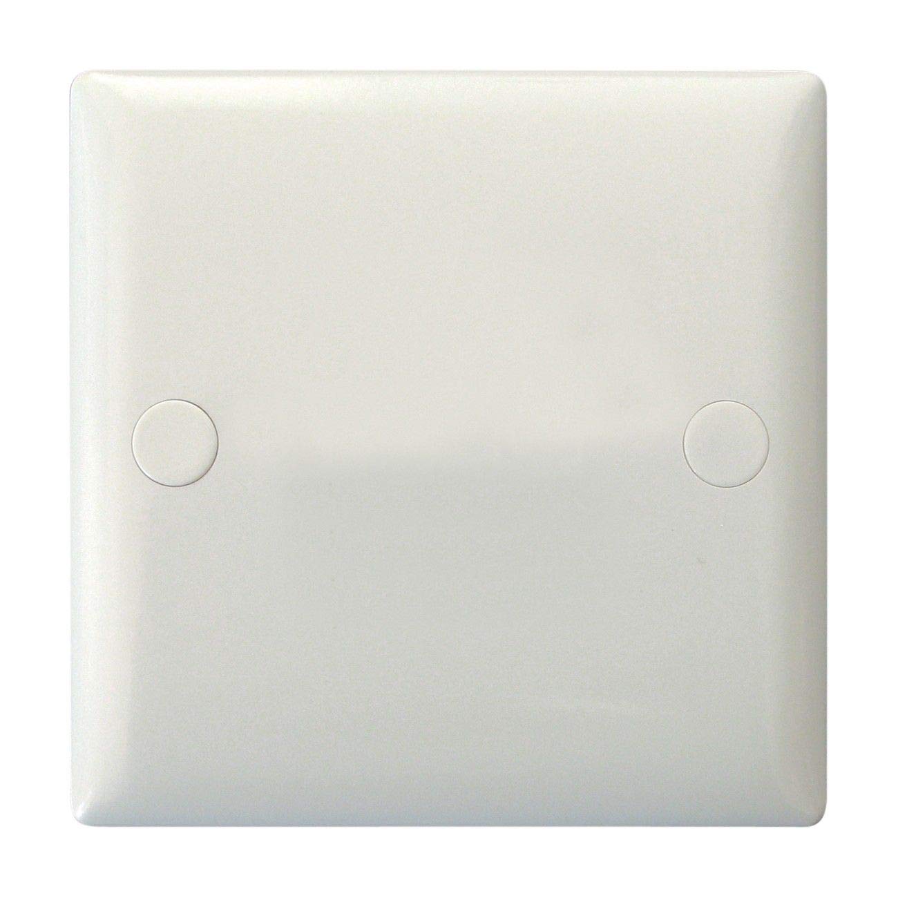 Varilight XOSB Value Polar White 1 Gang Single Blank Plate