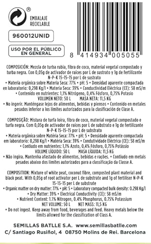 Miniatura 3 de Sustrato Plantas Ácidas 50l.