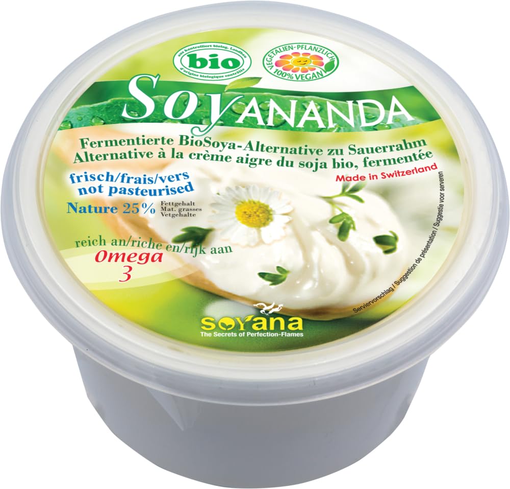 Soyananda Sauerrahm - vegane Alternative zu Sauerrahm 12 x 200 g
