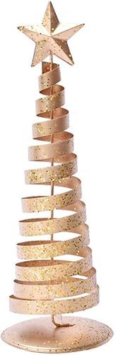 DUO ER Gold PET Multi-Style Ventana Regalo Navidad Pequeños Adornos de Navidad Árbol Decoraciones de Navidad para el hogar Adornos Navidenos (Color