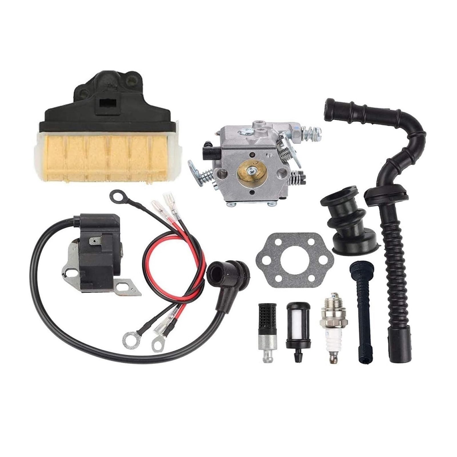 Carburateur pour Stihl MS250 MS230 MS210 023 025 avec bobine d'allumage et bougie