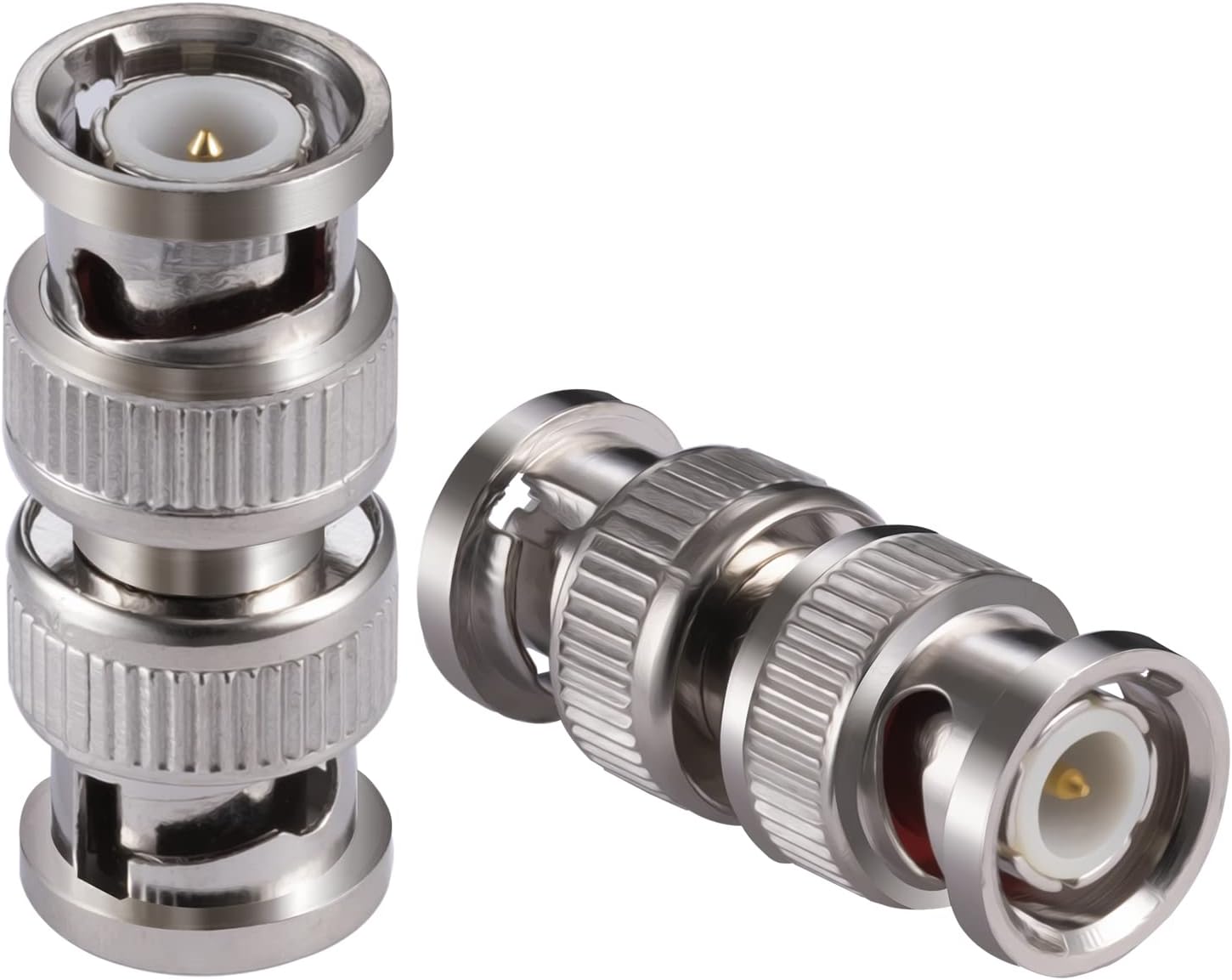 POBADY2PCS BNC Adapters BNC Male to BNC Male for CB Antenna BNC Aerial CB Aerial CB Antenna 4G Antenna Ham Radio HD Video HDTV