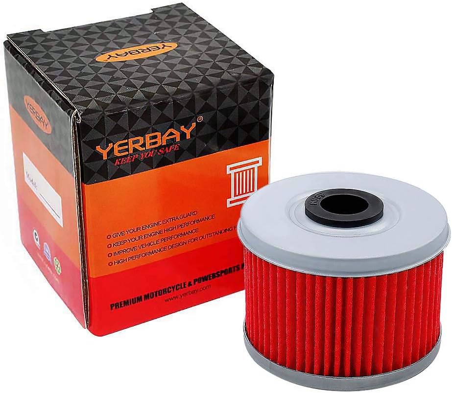 Oil filter for Honda TRX350 Rancher 350 2000-2006 TRX300 Fourtrax 300 1988-2001 TRX500 FourTrax Foreman Rubicon 500 2015-2019 TRX420 450 Rancher FourTrax Foreman TRX520 FourTrax Foreman 520 2020-2022