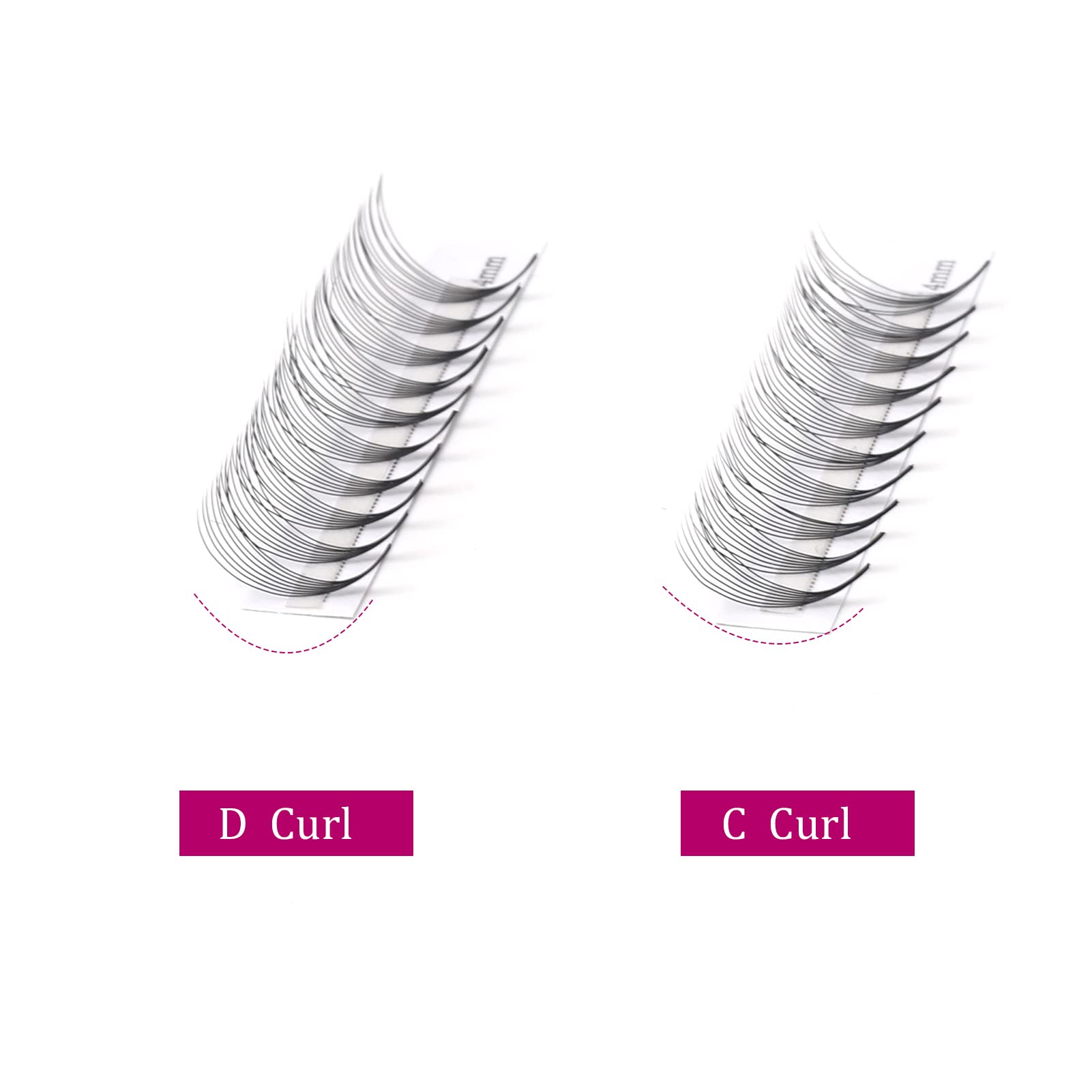 Volumen Ruso 10D 0.07mm C Curl 15mm Prefabricados Extensiones de Pestañas Volume Lashes Extension Ruso Pestañas — view 197